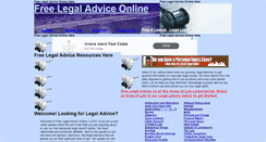 Desktop Screenshot of free-legal-advice-online.com